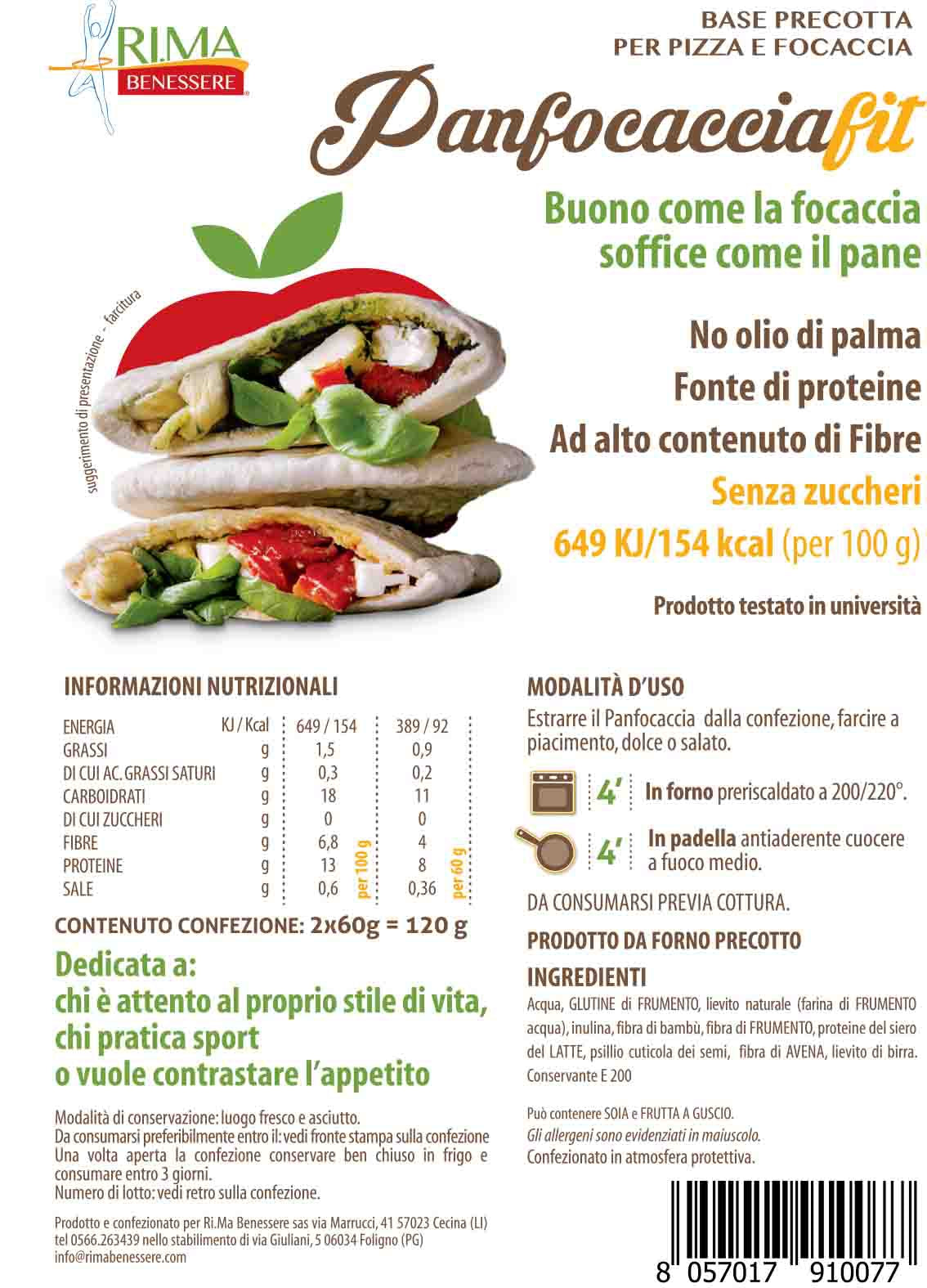 RI.MA 120g PANFOCACCIA FIT