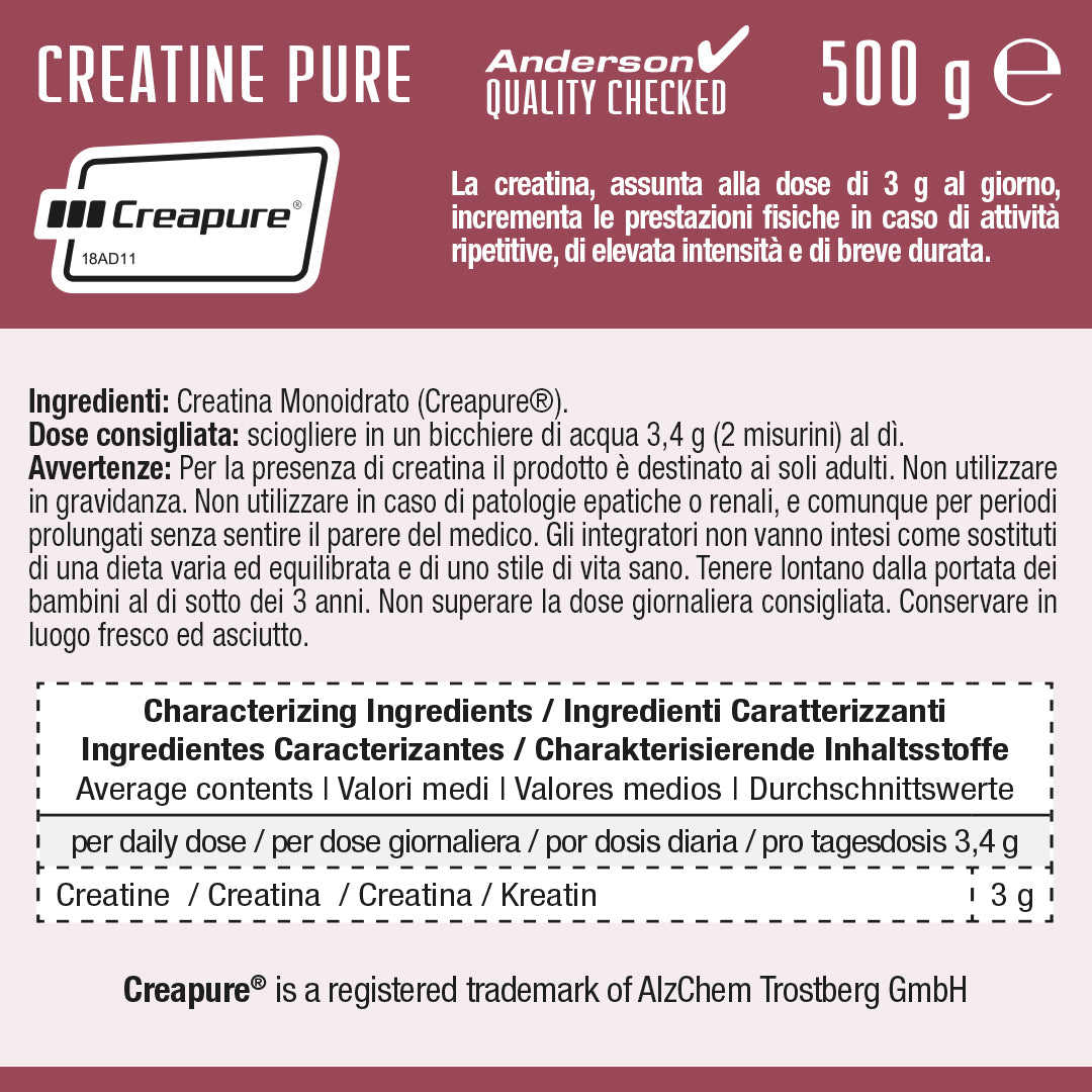 CREATINE PURE 500g